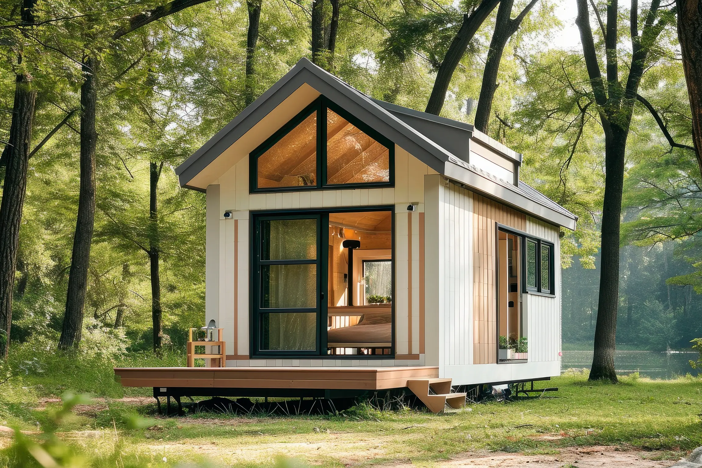 Vermietung eines Tiny Houses